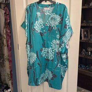 Natori Floral Satin Sleepshirt